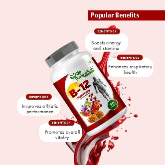 Kalpvriksh Ayurveda B-12 Capsules with Cordyceps & 21 Exotic Berries