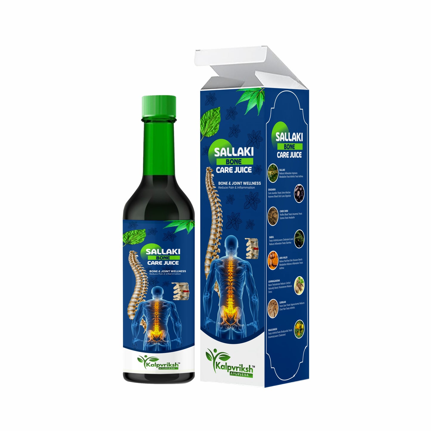 Sallaki Bone Care Juice Ayurvedic Joint & Bone Wellness Supplement