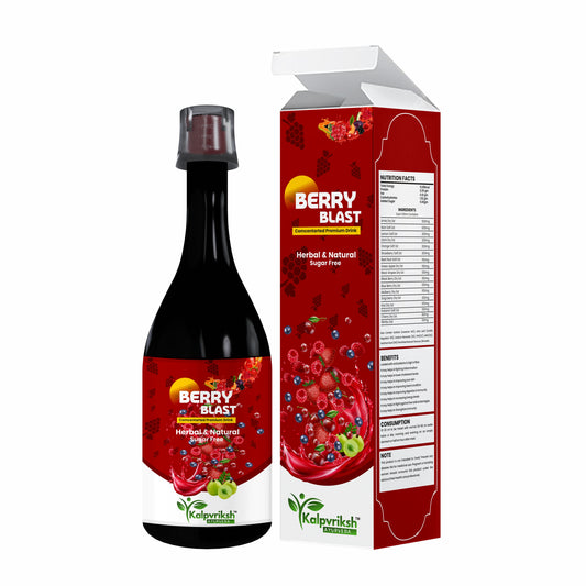 Kalpvriksh Ayurveda Berry Blast Herbal & Natural Sugar-Free Concentrated Drink